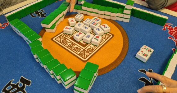 Mahjong is a popular, low-cost tile game that helps improve executive function — and it’s just fun to play. Photo by Bailey Jo Josie/Sound Publishing.