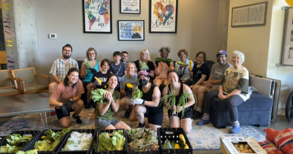 Volunteers are needed each week to help sort food on Mondays and Wednesdays, as well as helping at events. Photo provided by Sustainable Renton