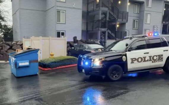 The car that rammed police. Screenshot of RPD video.