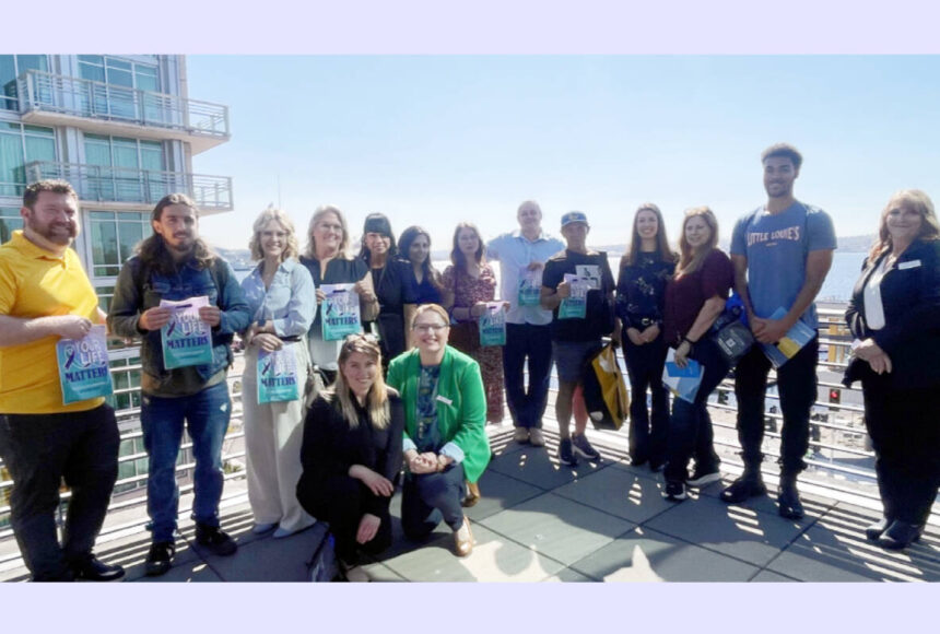<p>Valley Cities team members and guests at a recent Community Coffee Chat at the World Trade Center in Seattle. Photo courtesy of Valley Cities.</p>