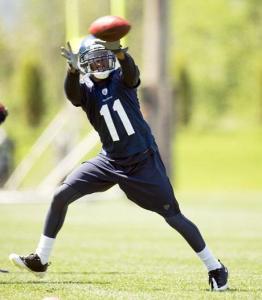 Deon Butler in practice.