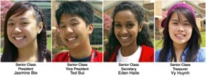 2008-09 senior class officers for Renton High School
