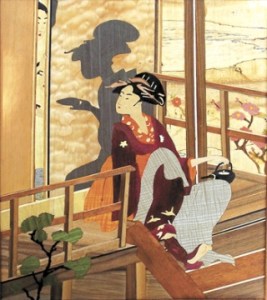 This piece by Renton artist Dennis Harrison is called “Shadows.”