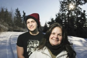 Zandra Jones of Black Diamond and her sons