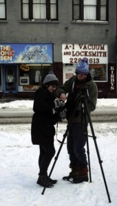 'Finger of God' webisode producer and camera person