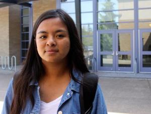 Hazen High School senior Denisha Shrestha is raising money to help earthquake victims