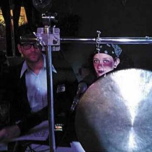 Judges guard the gong at a prior Renton Gong Show.