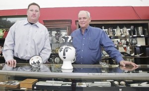 Owner and auctioneer Lawrence Mroczek