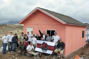 One Hazen High  graduate  and a group of Central Washington University students spent their spring break in Mexico building homes.
