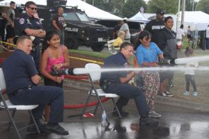 Despite the gray clouds and cooler weather