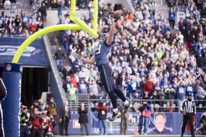 Seahawks tight end John Carlson.