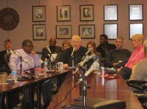 Council President Don Persson speaks during Monday's Committee of the Whole meeting.