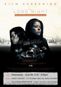 The poster for 'The Long Night.'