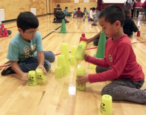 ABOVE: Honey Dew Elementary School second graders