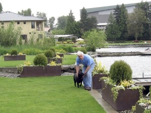 Donald ‘Buzz’ Dana owns two parcels of land on Lake Washington in the shadow of the Seahawks headdquarters in north Renton.