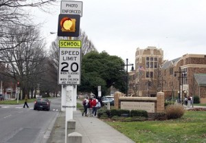 The speed cameras will resume operating at Renton High School
