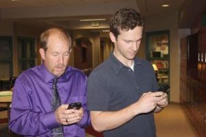 Teachers David Black and Eric Eagon