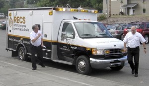 The City of Renton Emergency Communications vehicle will be deployed in times of emergency to disseminate vital resource information at neighborhood information centers such as Cascade Elementary School. The vehicles will be staffed by volunteers