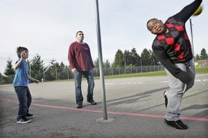 Highlands Elementary fifth grader Tyshawn Deville