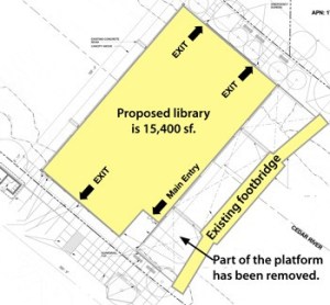 KCLS has put forth the following schematic design for the downtown Renton library rebuild.