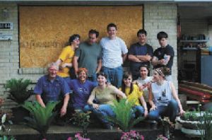Twenty-six students in the high school group from Highlands Community Church spent their Spring Break helping homeowners in New Orleans. Here