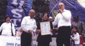 Antonio Cube Sr. and Estela Cube were recently named Washington State Parents of the Year 2008 by the Washington State Parents Day Council.