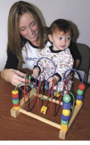 Heidi Lawless and her son