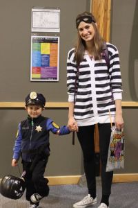 This pair got in some early trick-or-treating at Trunk or Treat last weekend