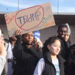 Renton High students walk out in protest of presidential election