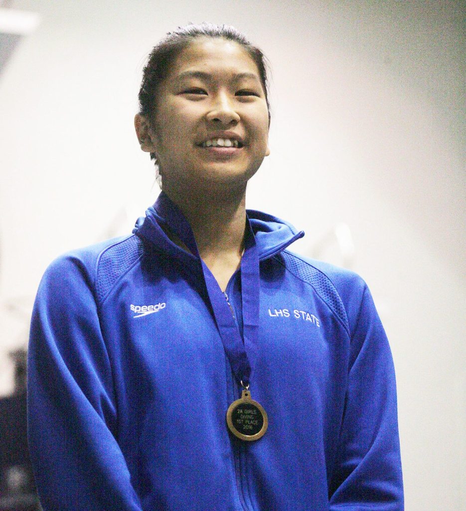 Liberty girls win state swimming championship