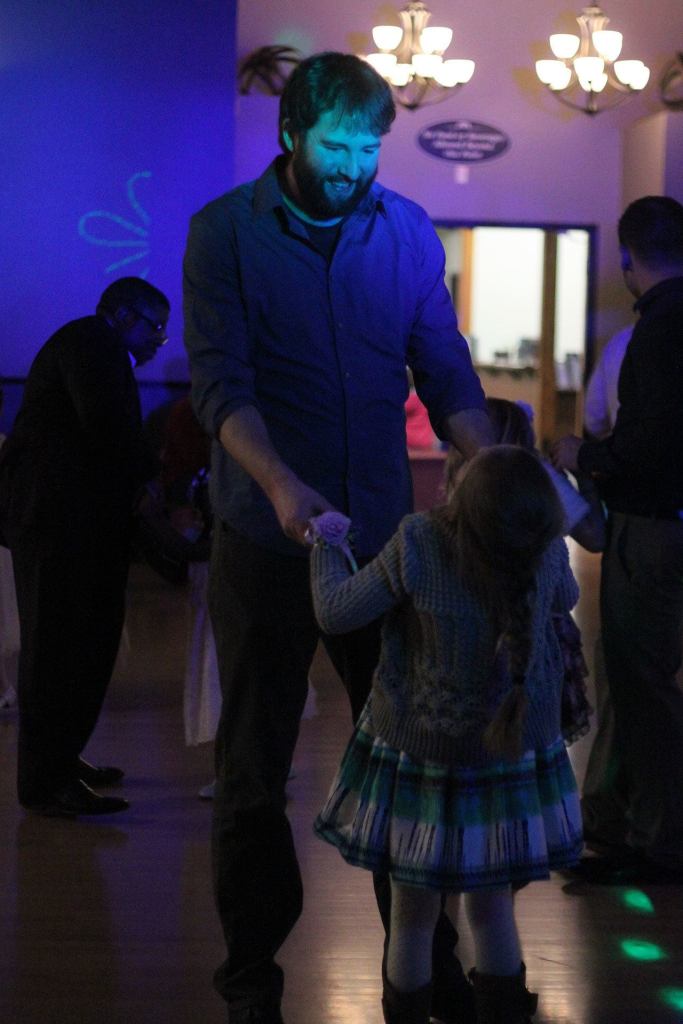 Dads and daughters celebrate an early Valentine’s Day at dance | GALLERY