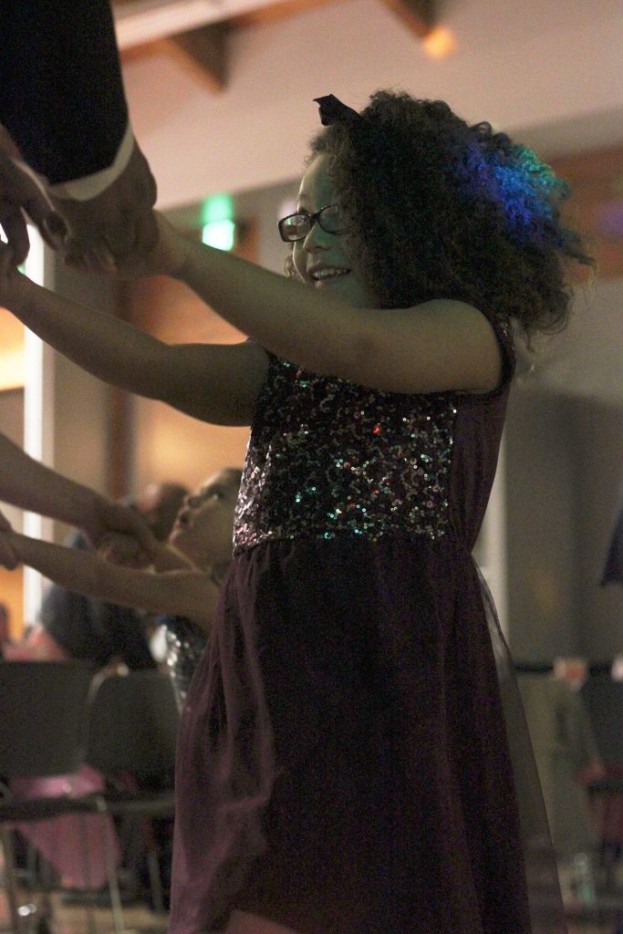 Dads and daughters celebrate an early Valentine’s Day at dance | GALLERY