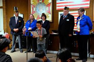 Fourth grader wins first place in VFW essay contest