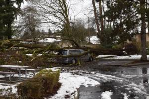 Potential danger of localized flooding