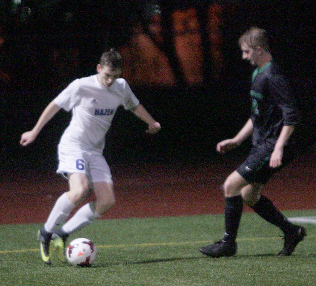 Hazen boys soccer lose to Kentwood on April 18 | GALLERY