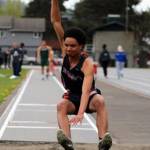 Lindbergh senior Christian Mounday finished sixth in the long jump during the Mount Si Invitational on April 22.