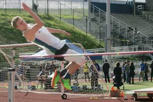 The Patriots dominated the high jump with four of its members placing in the top four. Junior Christopher Hanson placed fourth with a height of 5&rsquo;6.
