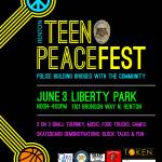 Renton police gear up for Teen Peace Fest