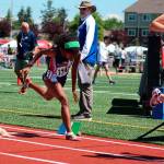 Lindbergh senior Feven Fessehatzion finished seventh in the 800 meters. Photo by Vicki Maddy
