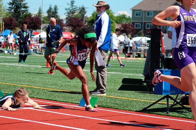 Lindbergh senior Feven Fessehatzion finished seventh in the 800 meters. Photo by Vicki Maddy