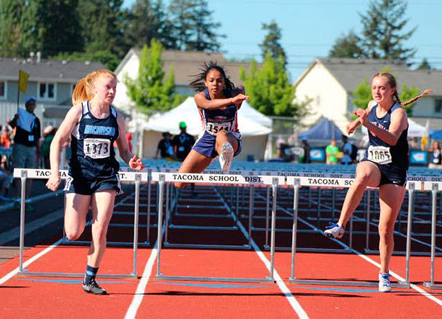 Lindbergh junior Camille Manson placed sixth in the 100 meters hurdles. Photo by Vicki Maddy