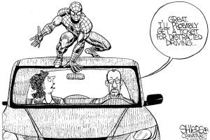 Too distracting, spidey | COMIC