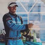 Miss HomeStreet Bank hydro pilot Jimmy Shane pops the cork to the champagne in celebrating his fifth national championship Sunday in San Diego. COURTESY PHOTO