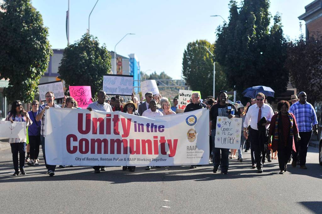 Local leaders, community members march for unity |GALLERY
