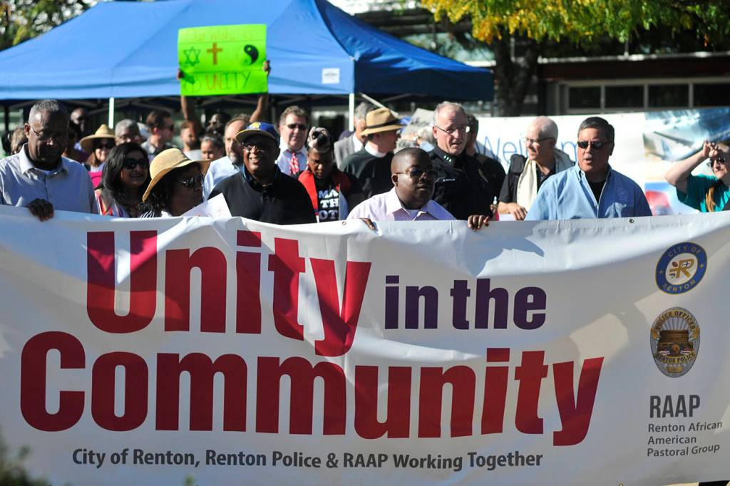 Local leaders, community members march for unity |GALLERY