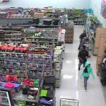 The suspect was seen following the girl pictured in Walmart Dec. 10. Police officers are seeking to identify the girl in the hoodie to ensure her safety.