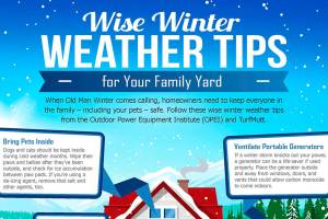 Winter weather tips for your family yard