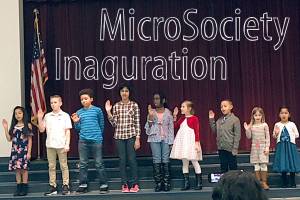 Newly elected Talbot Hill MicroSociety officials sworn in | VIDEO