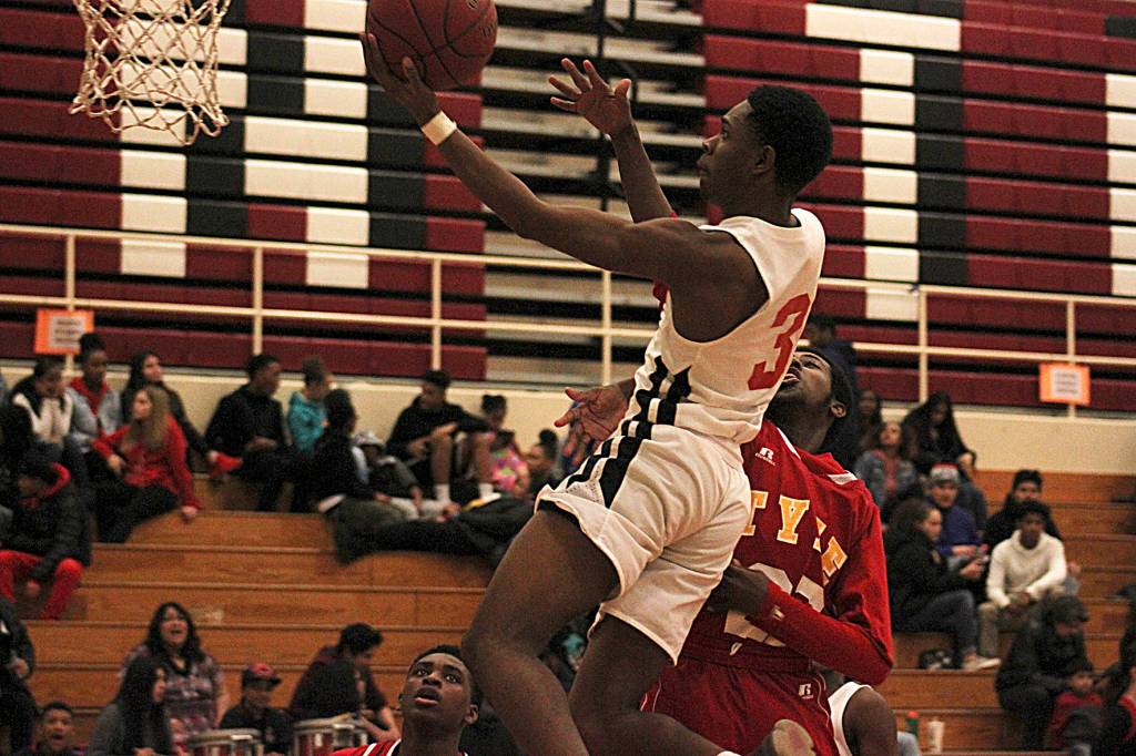 The Renton boys continued its winning ways Friday beating Tyee 82-42. The Indians are both undefeated in league play and at home. (Leah Abraham | Renton Reporter)