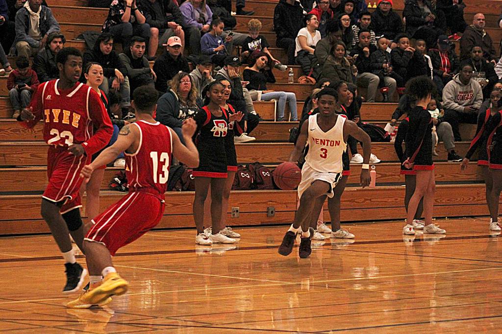 The Renton boys continued its winning ways Friday beating Tyee 82-42. The Indians are both undefeated in league play and at home. (Leah Abraham | Renton Reporter)